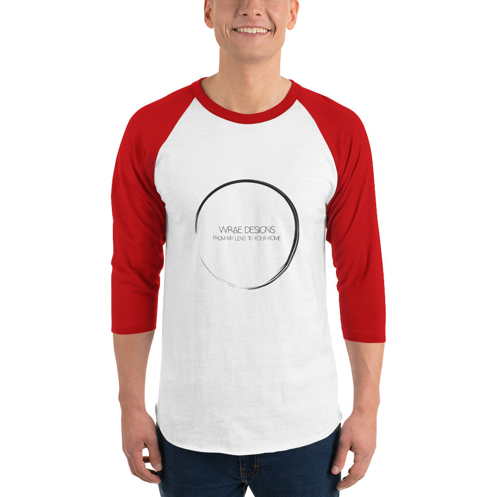 3/4 sleeve raglan shirt